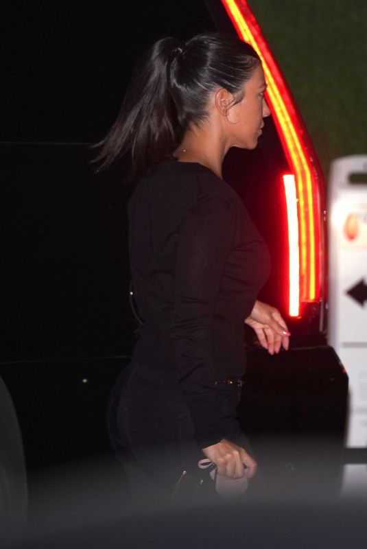 KOURTNEY KARDASHIAN Out for Dinner at Nobu in Malibu 07/17/2020