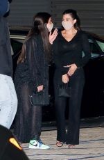 KOURTNEY KATDASHIAN and ADDISON RAE at Nobu in Malibu 07/17/2020