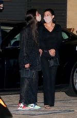 KOURTNEY KATDASHIAN and ADDISON RAE at Nobu in Malibu 07/17/2020