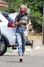 KRISTEN STEWART and DYLAN MEYER at a Gas Station in Los Angeles 06/30/2020