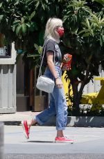 KRISTEN STEWART and DYLAN MEYER at a Gas Station in Los Angeles 06/30/2020