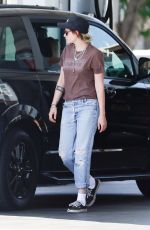 KRISTEN STEWART and DYLAN MEYER at a Gas Station in Los Angeles 06/30/2020