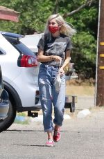 KRISTEN STEWART and DYLAN MEYER at a Gas Station in Los Angeles 06/30/2020