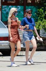 KRISTEN STEWART and DYLAN MEYER Out for Lunch at Kitsune in Los Angeles 07/12/2020