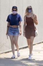 KRISTEN STEWART and DYLAN MEYER Out for Lunch at Kitsune in Los Angeles 07/12/2020