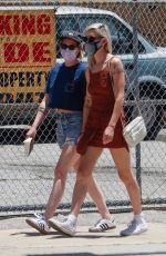 KRISTEN STEWART and DYLAN MEYER Out for Lunch at Kitsune in Los Angeles 07/12/2020