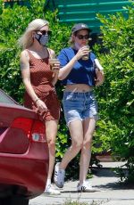 KRISTEN STEWART and DYLAN MEYER Out for Lunch at Kitsune in Los Angeles 07/12/2020