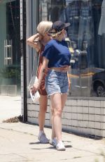 KRISTEN STEWART and DYLAN MEYER Out for Lunch at Kitsune in Los Angeles 07/12/2020