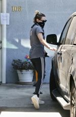 KRISTEN STEWART Wearing Bandana Mask Out in Los Angeles 07/16/2020
