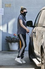 KRISTEN STEWART Wearing Bandana Mask Out in Los Angeles 07/16/2020