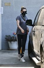 KRISTEN STEWART Wearing Bandana Mask Out in Los Angeles 07/16/2020