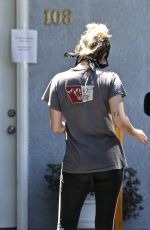 KRISTEN STEWART Wearing Bandana Mask Out in Los Angeles 07/16/2020