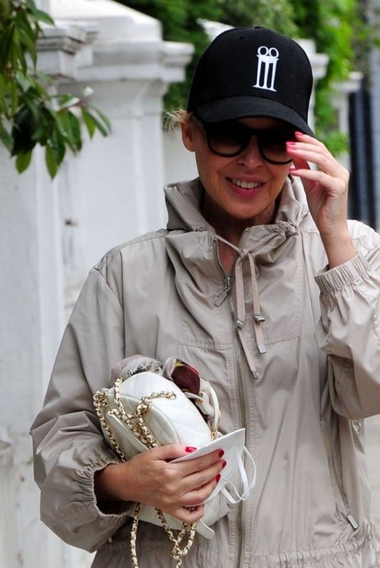 KYLIE MINOGUE Out and About in London 07/14/2020
