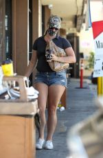 LANA DEL REY in Denim Shorts  Shopping at 7-eleven in Los Angeles 07/28/2020