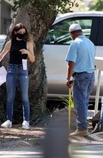LAURA DERN Outside Her Home in Pacific Palisades 07/07/2020
