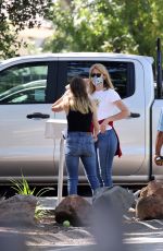 LAURA DERN Outside Her Home in Pacific Palisades 07/07/2020