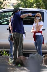 LAURA DERN Outside Her Home in Pacific Palisades 07/07/2020