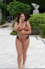 LAUREN GOODGER in Bikini at a Photoshoot in London 07/20/2020