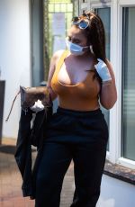 LAUREN GOODGER Leaves a Dental Clinic in Chigwell 07/05/2020