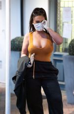 LAUREN GOODGER Leaves a Dental Clinic in Chigwell 07/05/2020