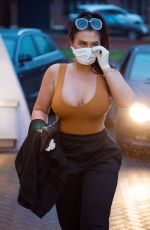 LAUREN GOODGER Leaves a Dental Clinic in Chigwell 07/05/2020