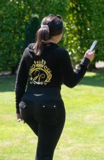 LAUREN GOODGER Leaves Her House in Essex 07/07/2020