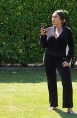 LAUREN GOODGER Leaves Her House in Essex 07/07/2020
