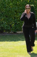 LAUREN GOODGER Leaves Her House in Essex 07/07/2020