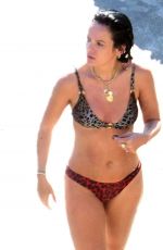 LILY ALLEN in Bikini at a Beach in Capri 07/27/2020