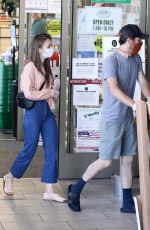 LILY COLLINS and Charlie McDowell at Whole Foods Market in West Hollywood 07/18/2020