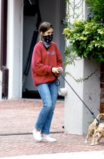 LILY COLLINS and Charlie McDowell Out with Their Dog in Los Angeles 07/22/2020
