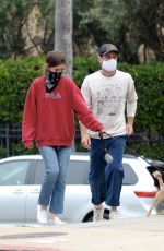 LILY COLLINS Out with Her Dog in Los Angeles 07/22/2020