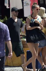 LILY FLYNN and Alessandro Pera Out in Portofino 07/12/2020