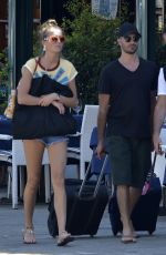 LILY FLYNN and Alessandro Pera Out in Portofino 07/12/2020