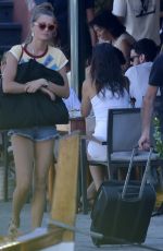 LILY FLYNN and Alessandro Pera Out in Portofino 07/12/2020