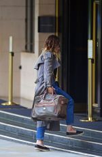 LILY JAMES Arrives at Dorchester Hotel in London 06/30/2020