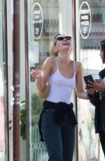 LILY-ROSE DEPP and LEILA BEKHTI at Cafe Quartier General in Paris 07/20/2020