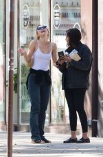 LILY-ROSE DEPP and LEILA BEKHTI at Cafe Quartier General in Paris 07/20/2020