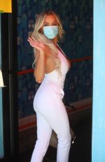 LINDSEY PELAS Out for Lunch at Sugar Taco in Los Angeles 07/10/2020