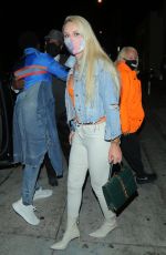 LINDSEY VONN and P. K. Subban at Catch LA in West Hollywood 07/25/2020