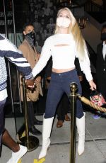LINDSEY VONN and P.K. Subban at Catch LA in West Hollywood 07/03/2020