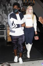 LINDSEY VONN and P.K. Subban at Catch LA in West Hollywood 07/03/2020