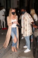 LINDSEY VONN Leaves Catch LA in West Hollywood 07/18/2020