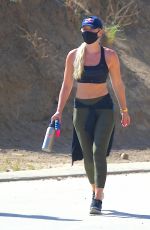 LINDSEY VONN Out Hikinig in Hollywood Hills 07/08/2020