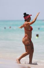 LIS VEGA in Bikini at a beach in Miami 07/21/2020