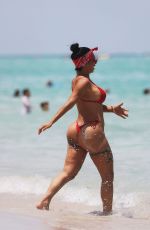 LIS VEGA in Bikini at a beach in Miami 07/21/2020