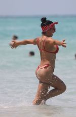 LIS VEGA in Bikini at a beach in Miami 07/21/2020