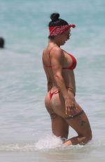 LIS VEGA in Bikini at a beach in Miami 07/21/2020