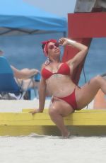 LIS VEGA in Bikini at a beach in Miami 07/21/2020