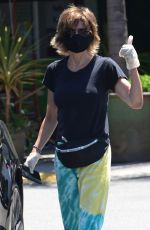 LISA RINNA Wearing a Mask Out in Beverly Hills 07/27/2020